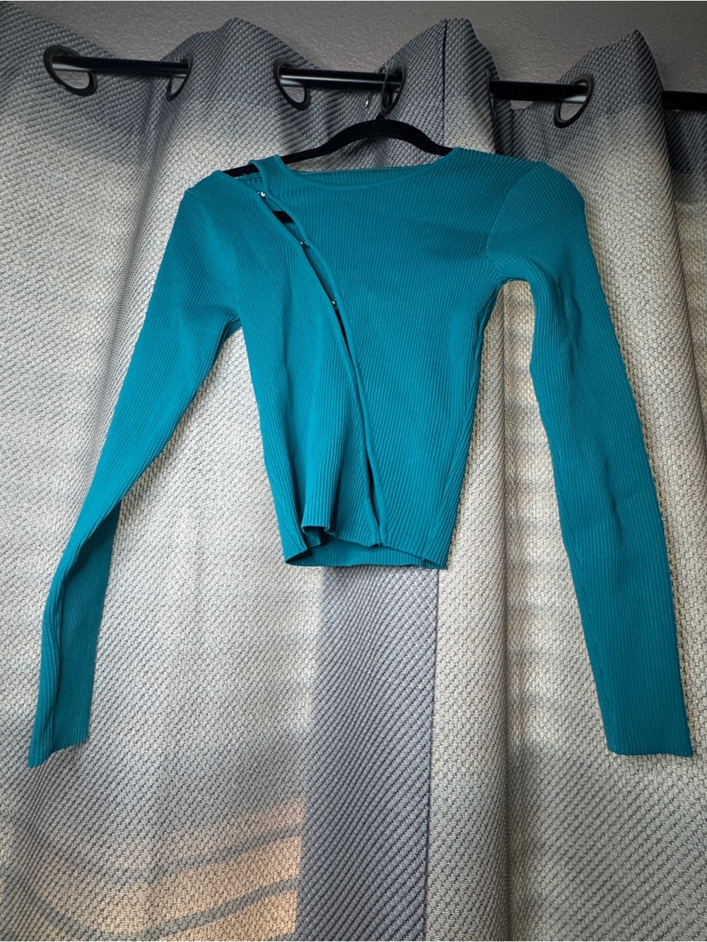 Teal Sweater Top